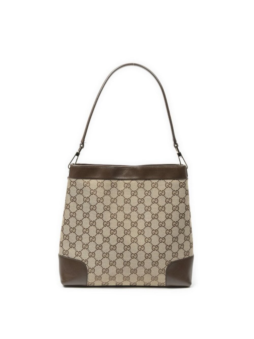 Gucci Shoulder Hobo Brown GG Canvas